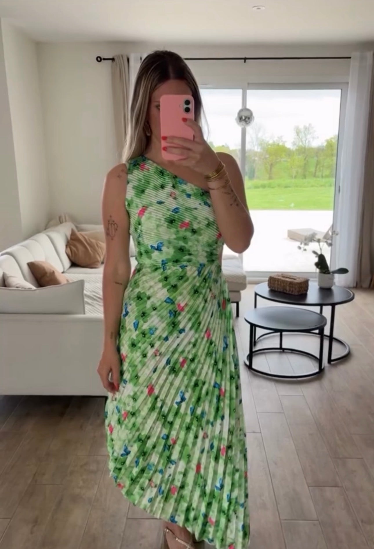 Robe longue asymétrique 💚