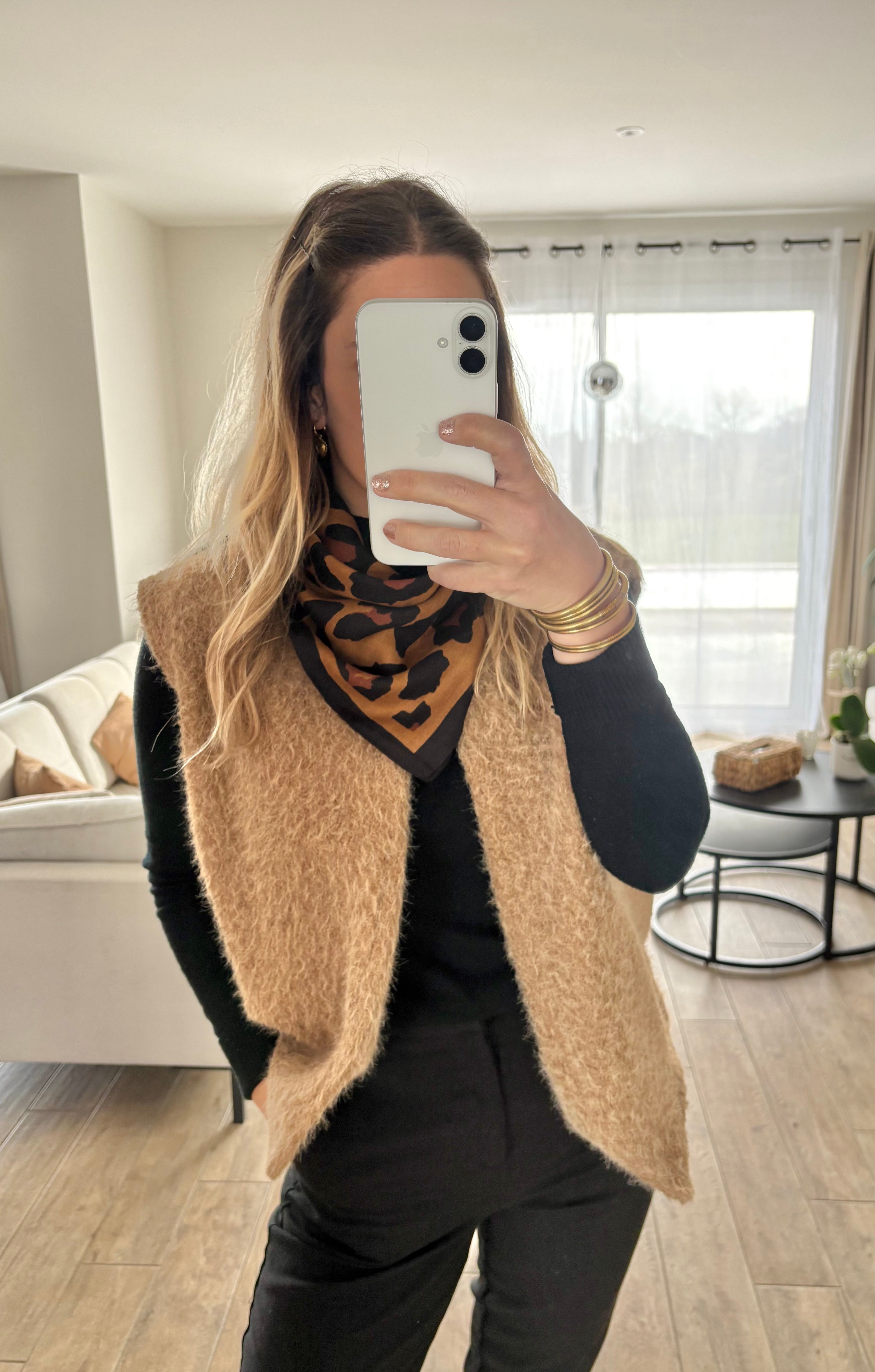 Foulard léopard