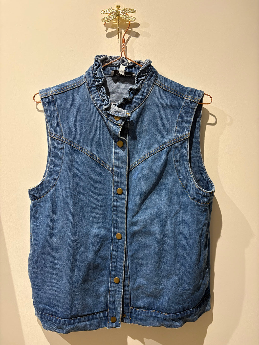 Veste sans manches jean