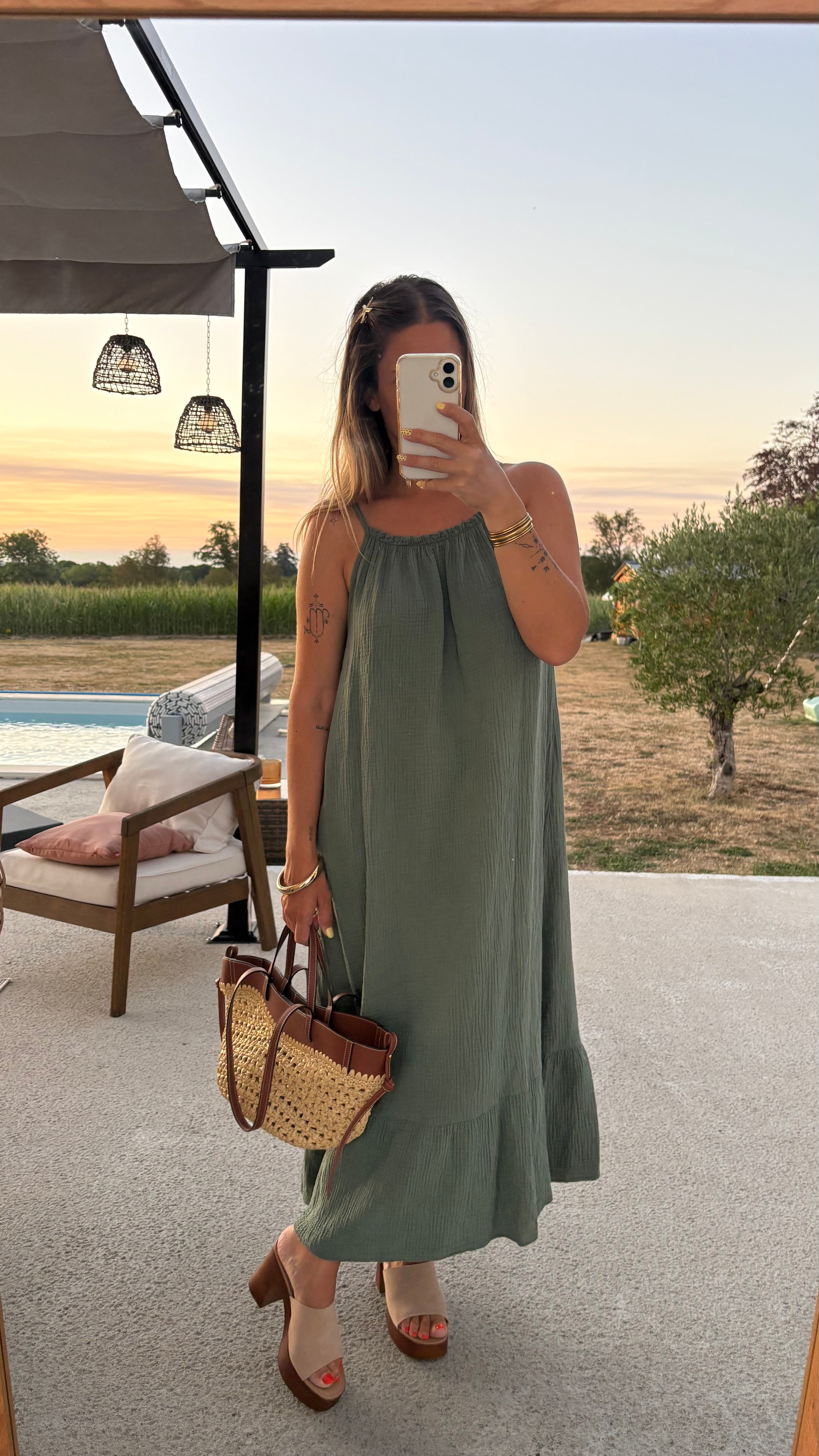 Robe Gaz de coton