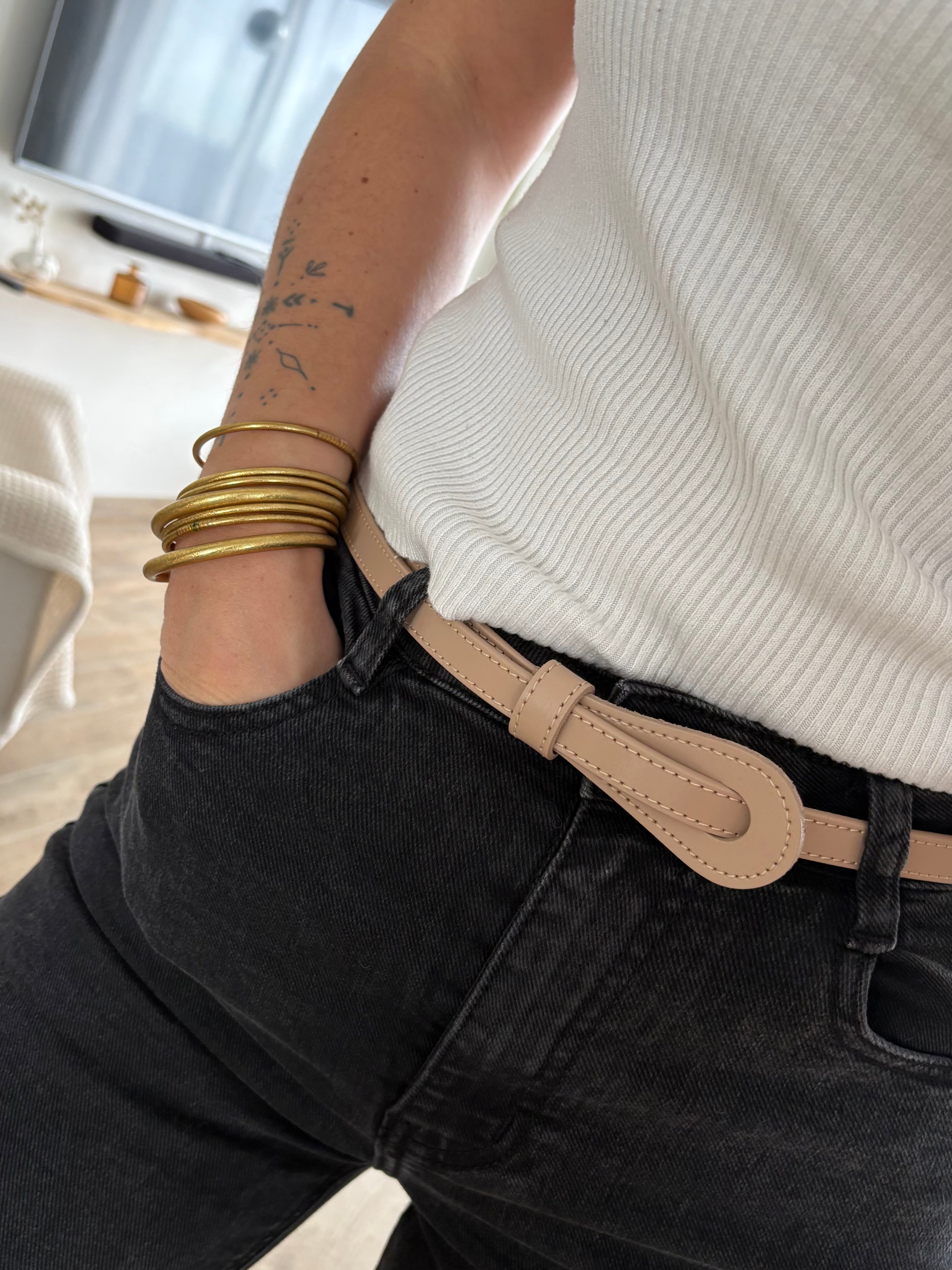 Ceinture cuir