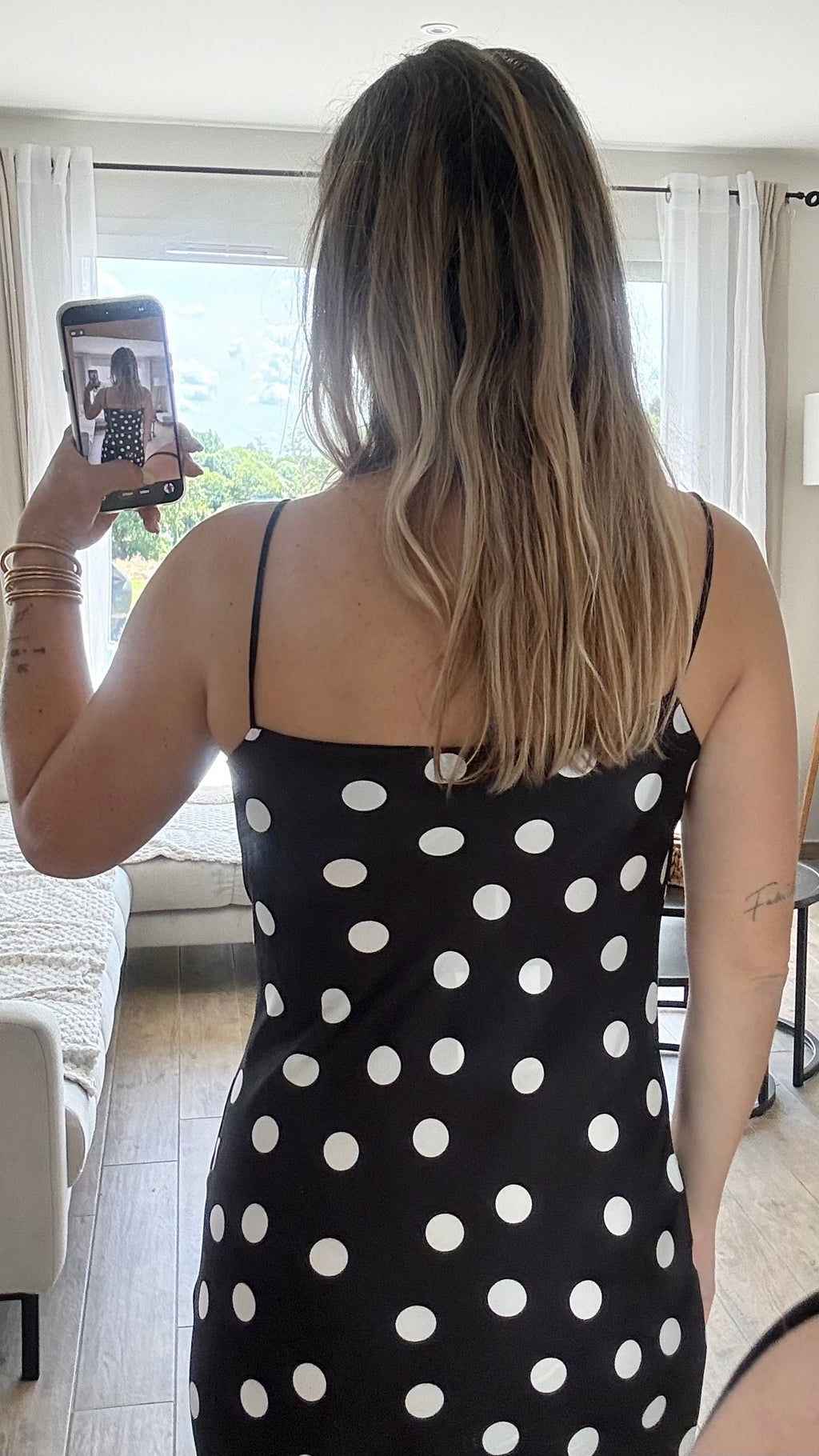 Robe à pois
