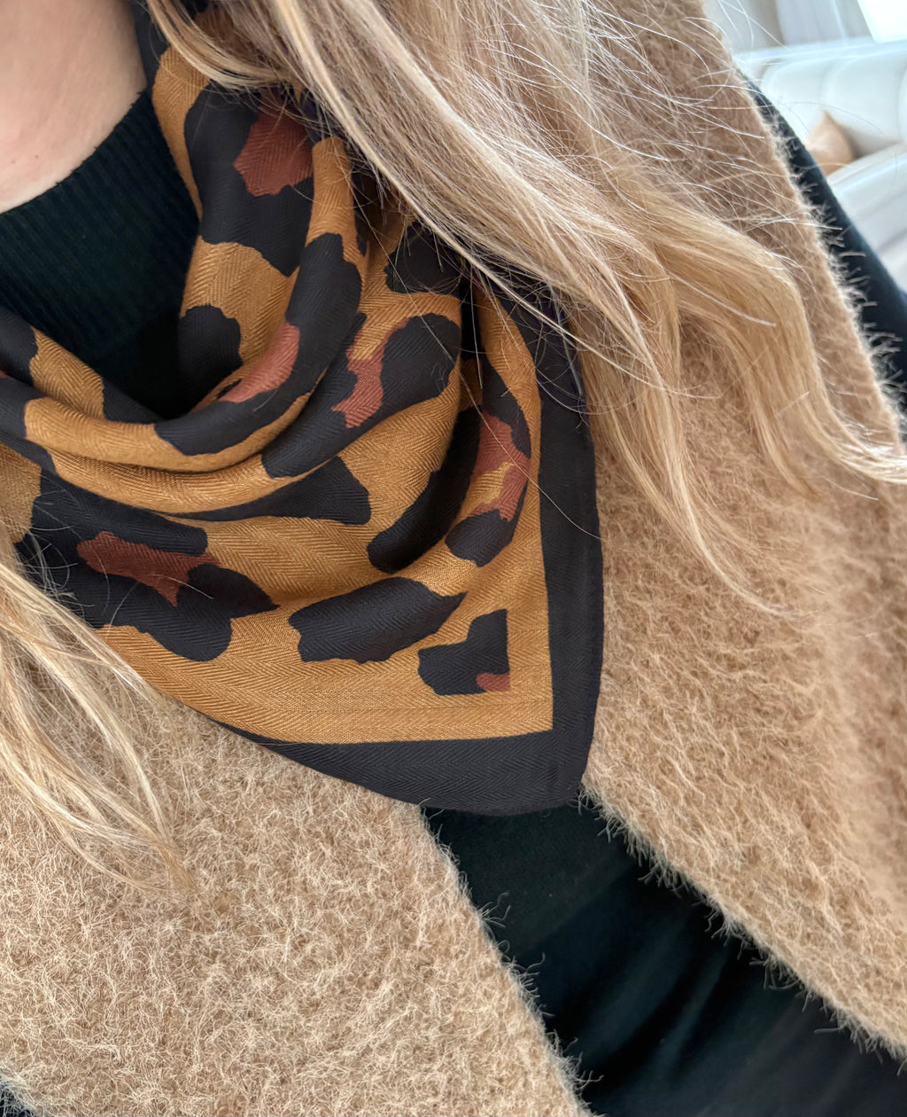 Foulard léopard
