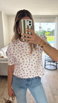 T-shirt fleuris 🌸