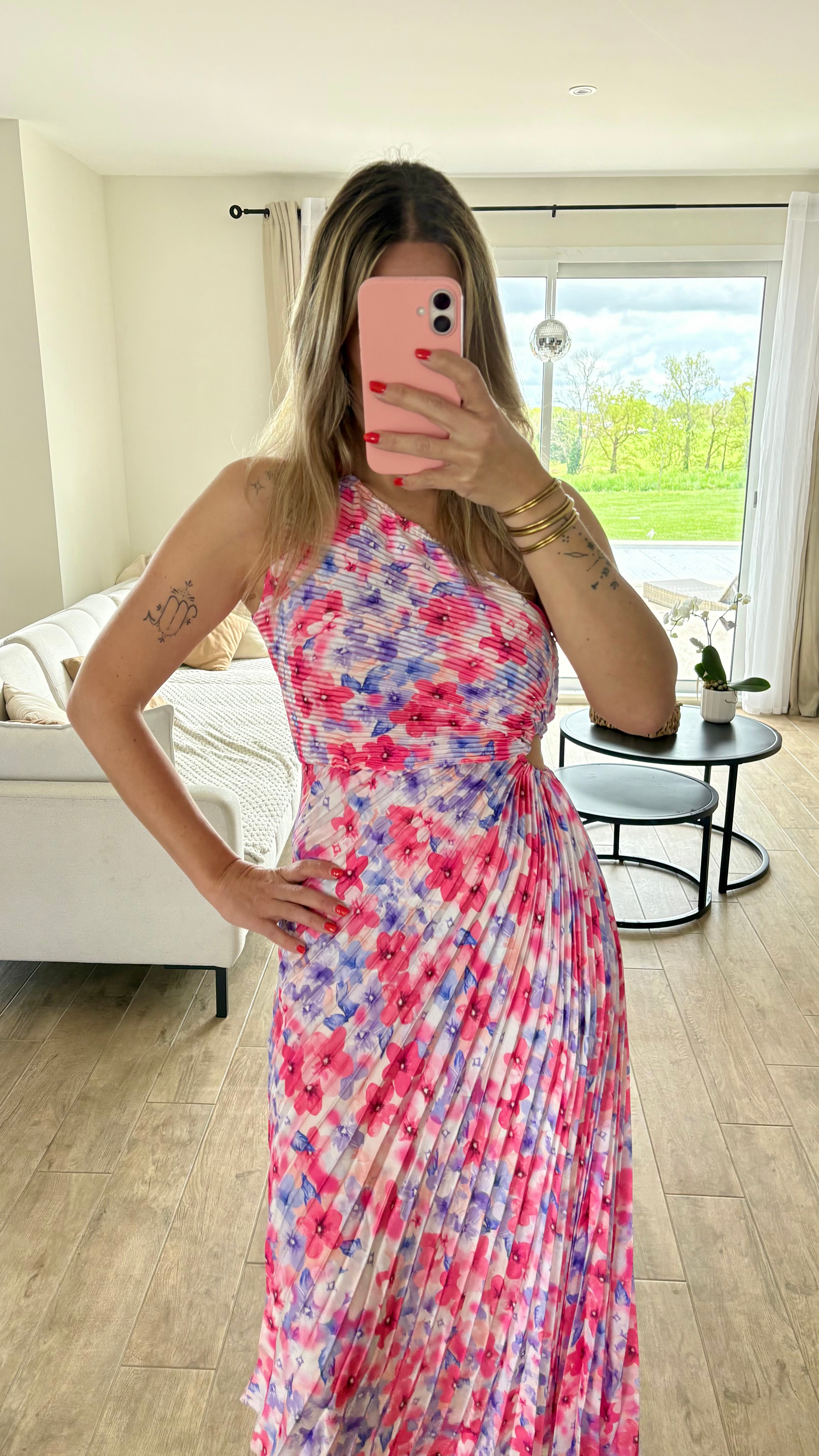 Robe longue asymétrique 💜