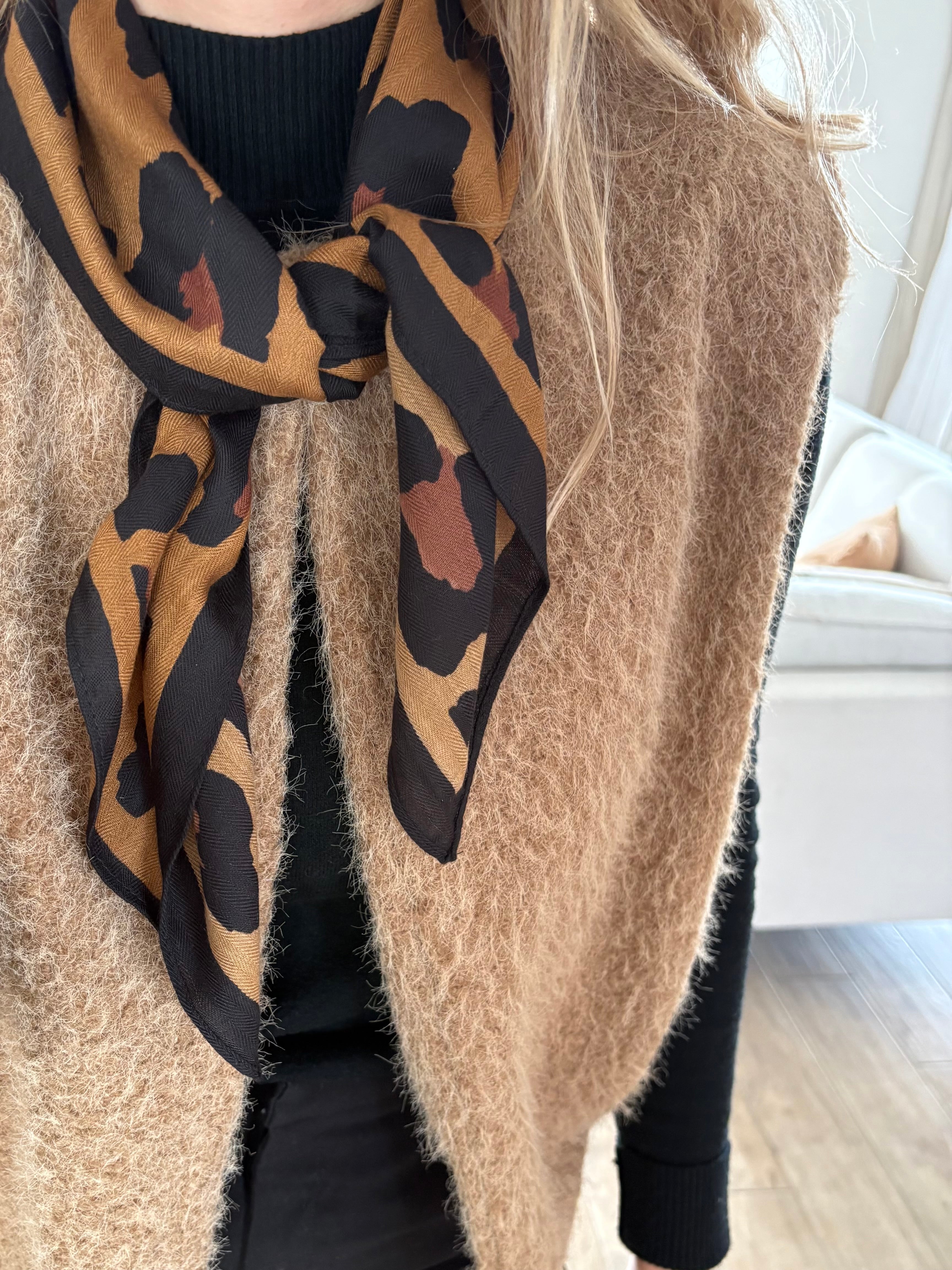 Foulard léopard