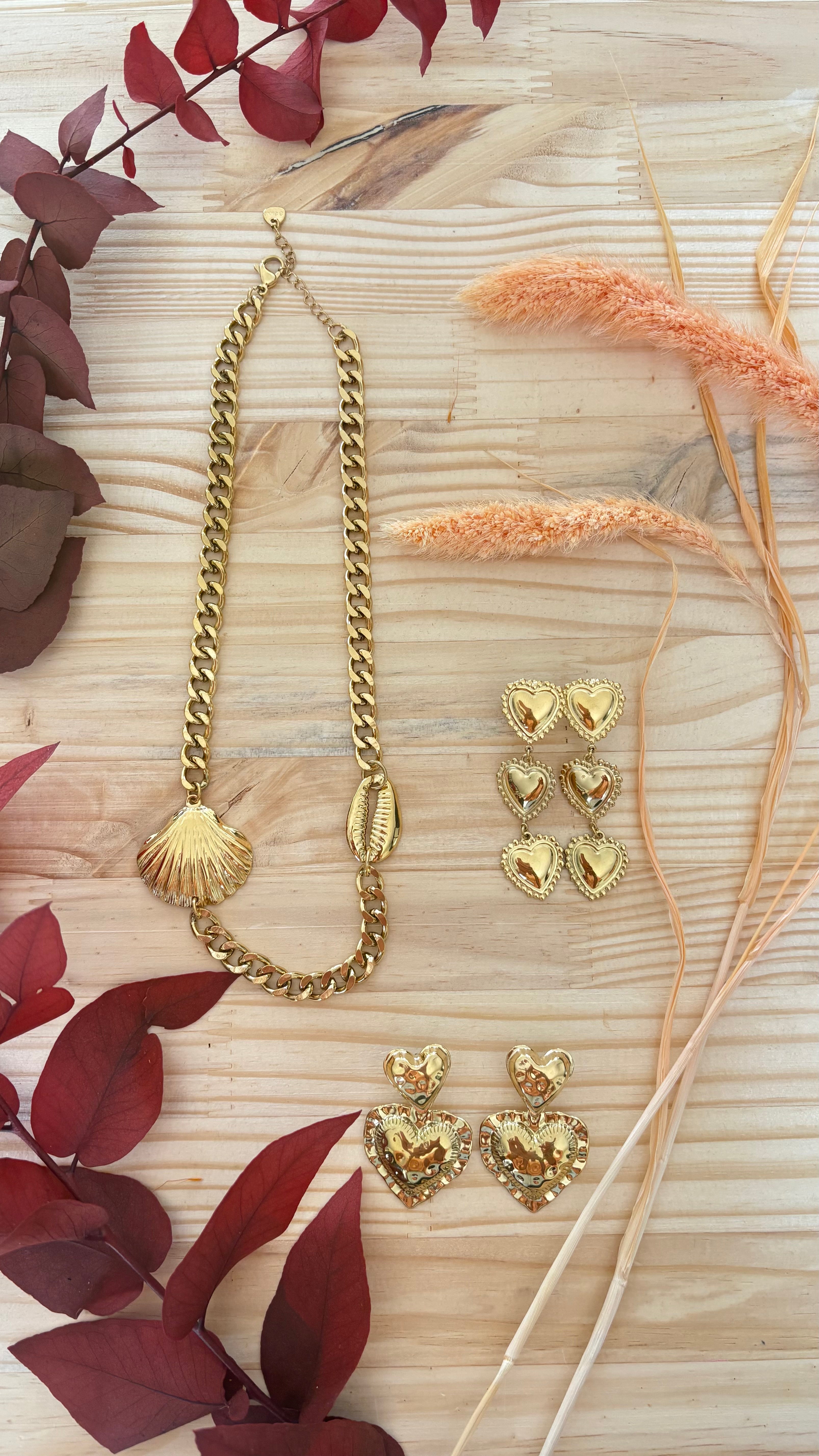 Collier coquillages