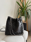 Sac noir chaînette