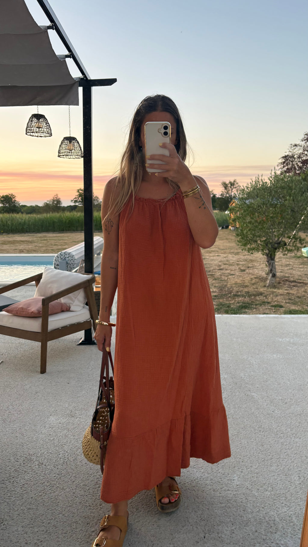 Robe Gaz de coton