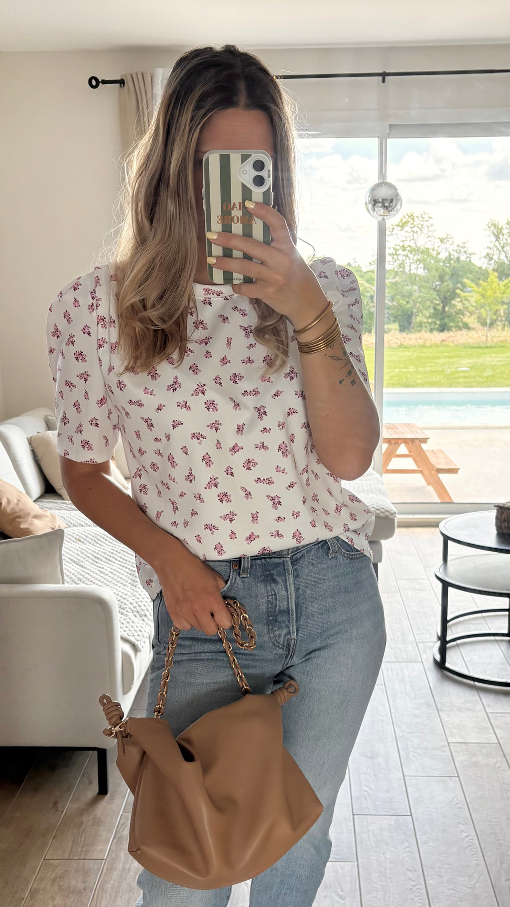 T-shirt fleuris 🌸