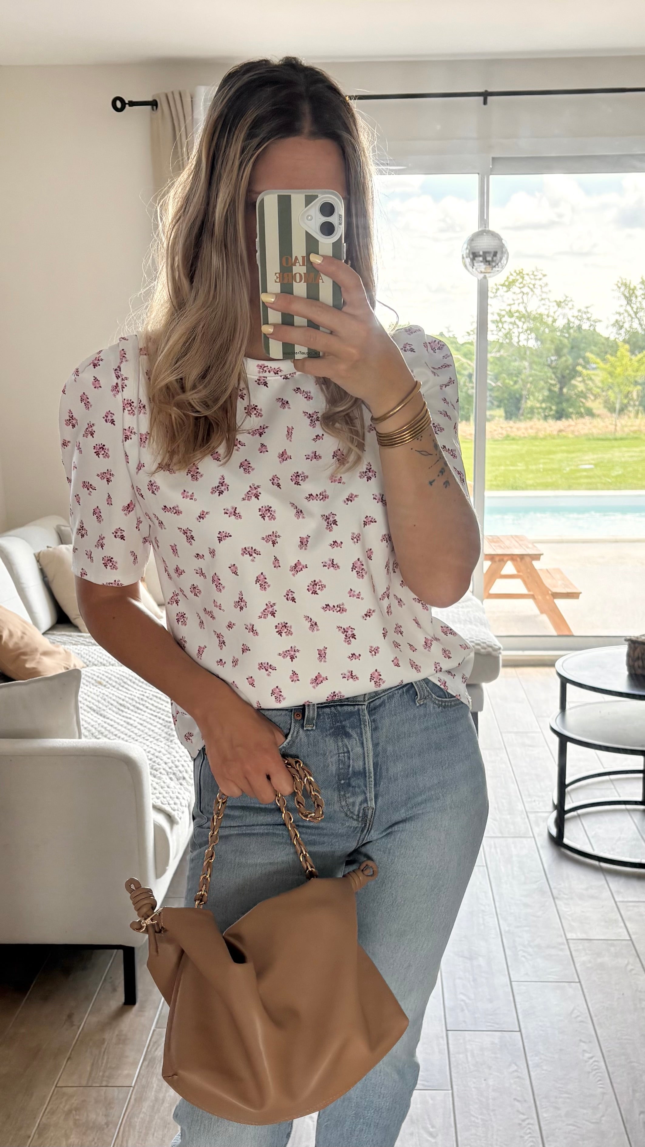 T-shirt fleuris 🌸